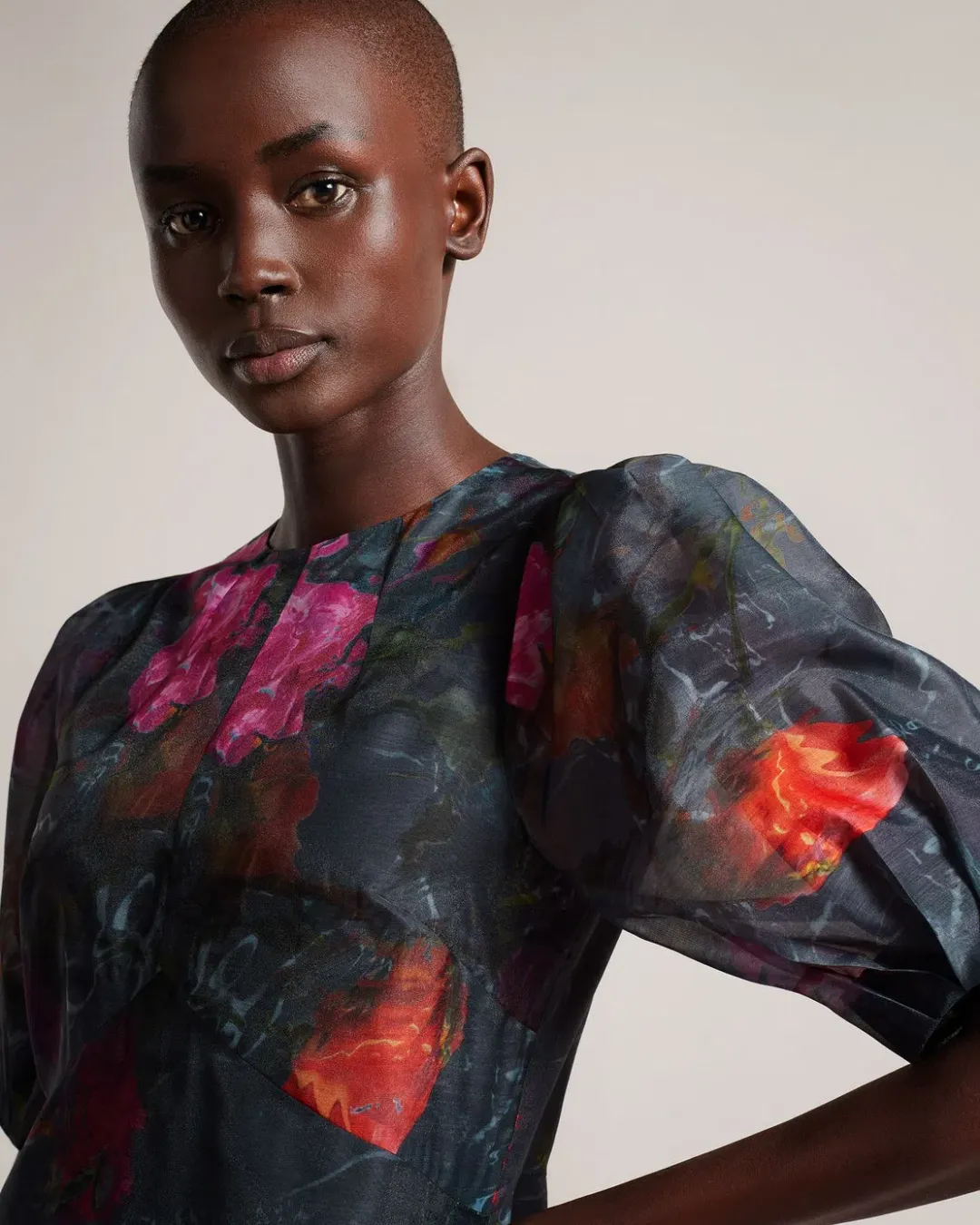 Ted Baker Mekayla Empire Midi Dress Size 3 / AU 12 for rent on The Volte - main image