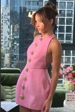 Atoir Tiffany Mini Dress Pink Size L / AU 12 for rent on The Volte - image 4