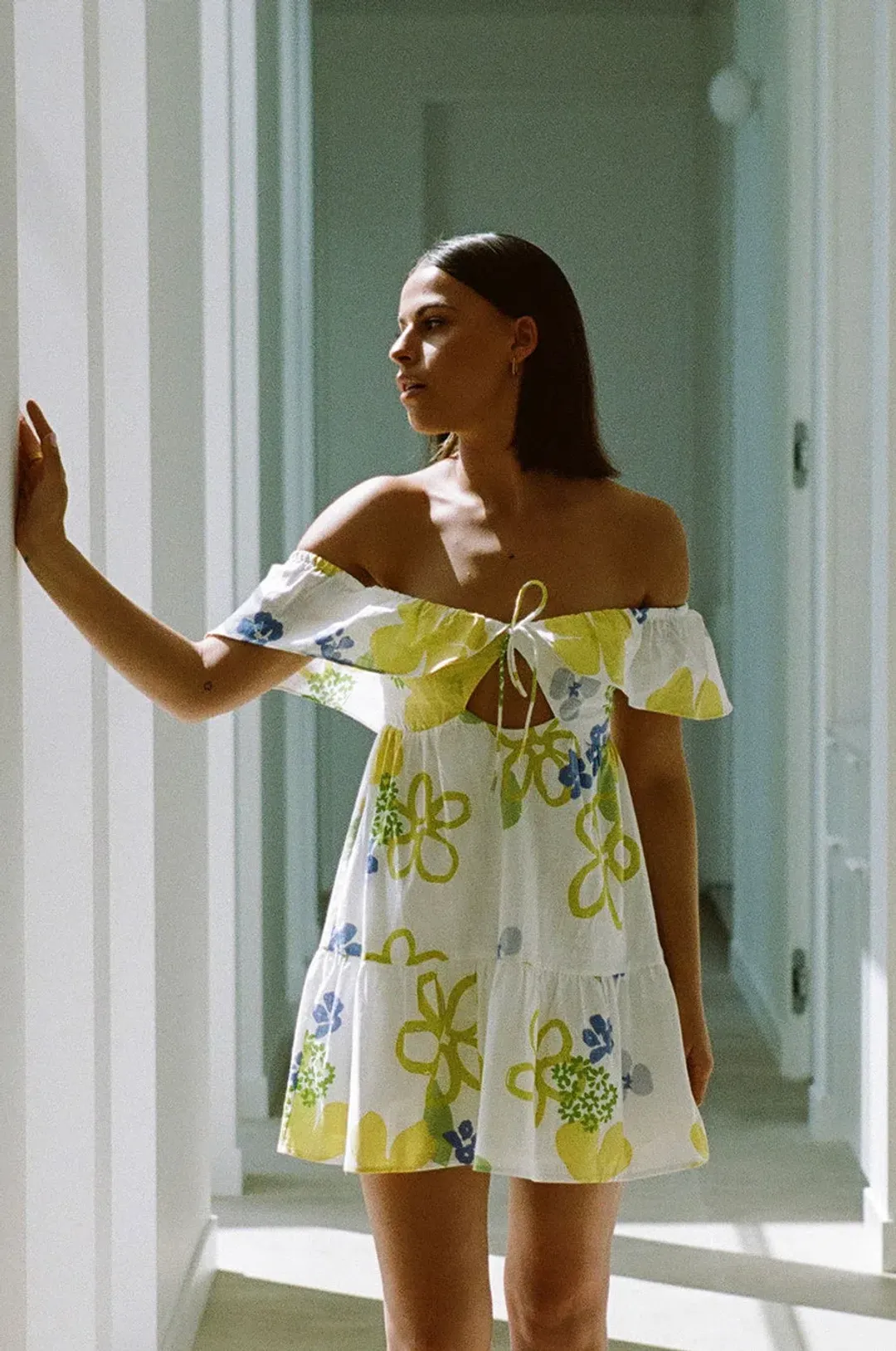 Sabo Skirt Siara Babydoll Dress Print  Size XS/Au 6  for rent on The Volte - main image