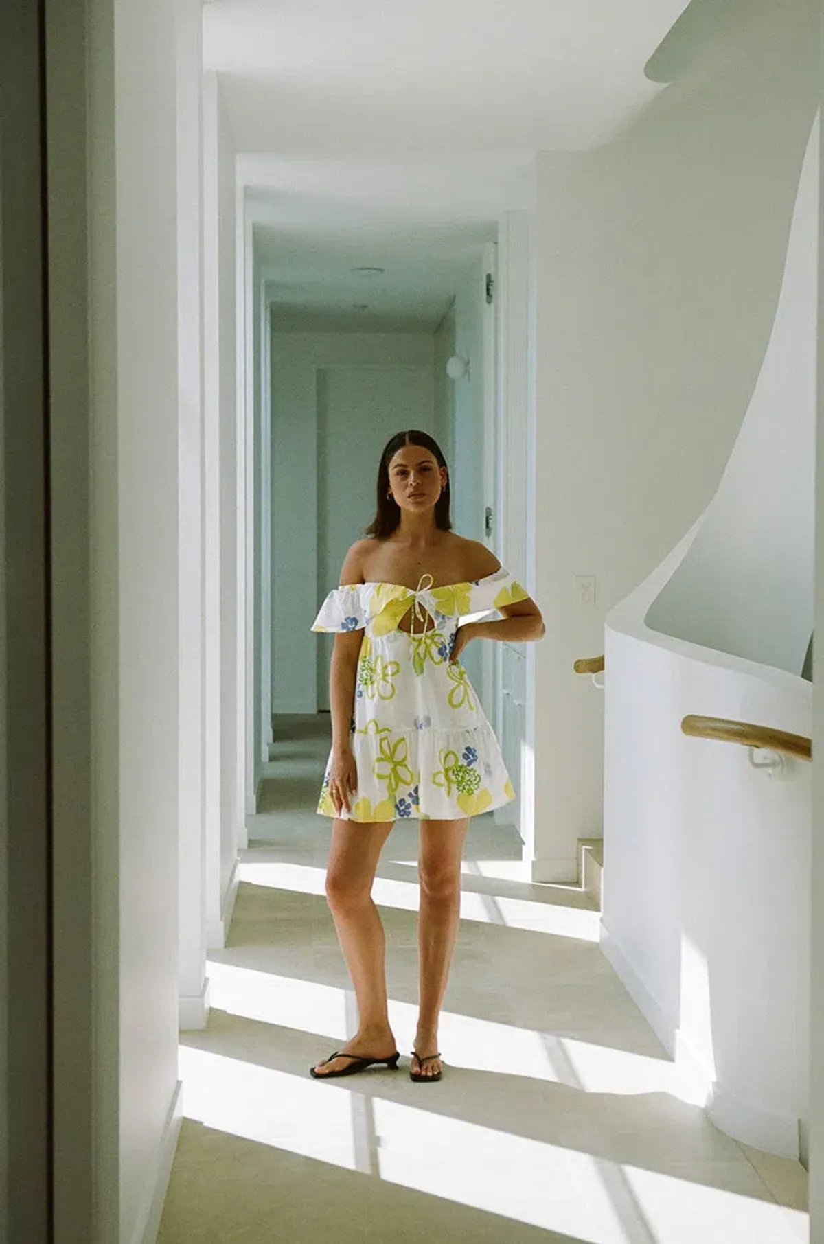 Sabo Skirt Siara Babydoll Dress Print  Size XS/Au 6  for rent on The Volte - main image