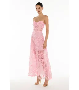 Manning Cartell Tea Ceremony Maxi Dress Pink Size 12 for rent on The Volte - image 2