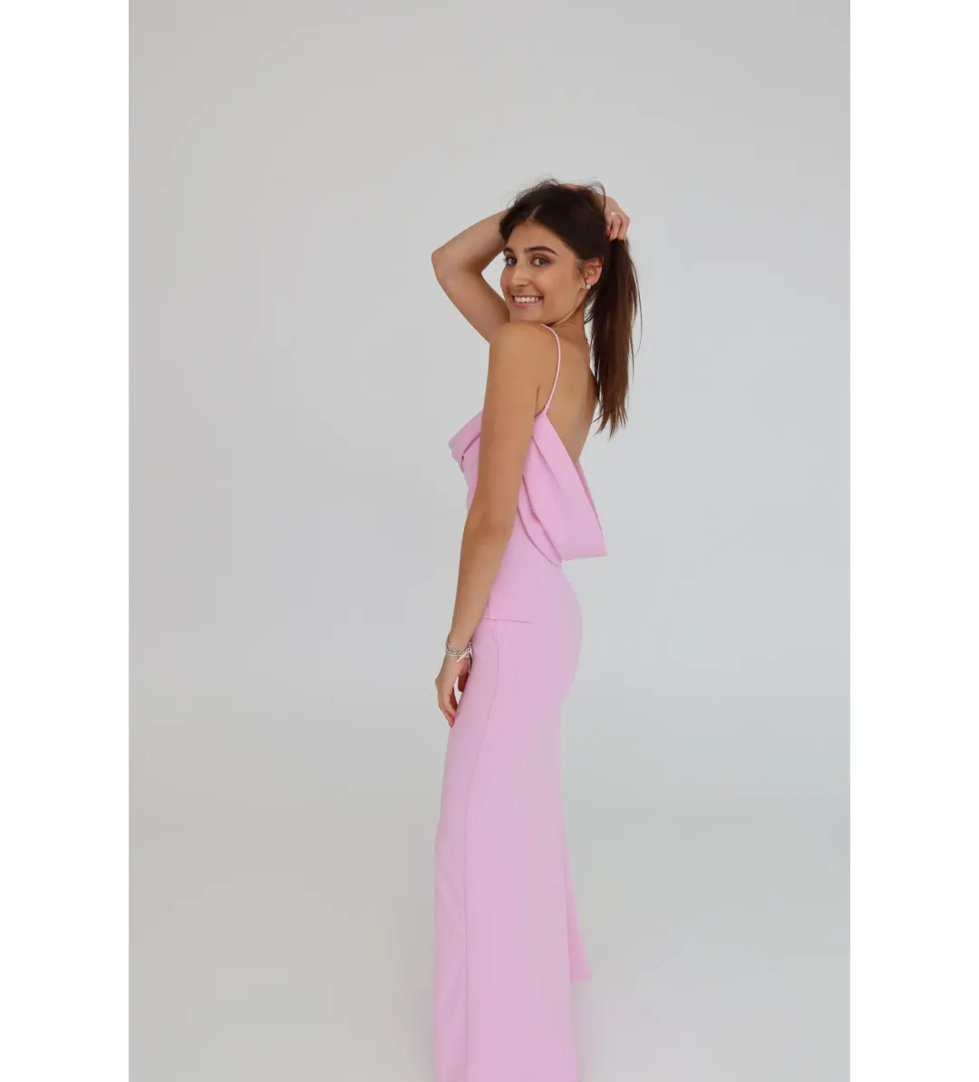 Effie Kats Havilland Gown Taffy Pink XS/Au 6 for rent on The Volte - main image