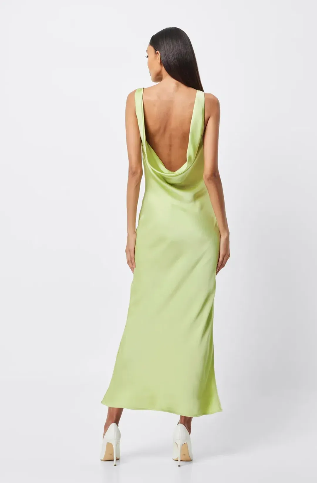 Mossman Nuance Maxi Dress Green Size 8 for rent on The Volte - main image