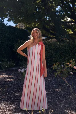 Aston Studio Mila Dress Hana Stripe Size 8 for rent on The Volte - image 1