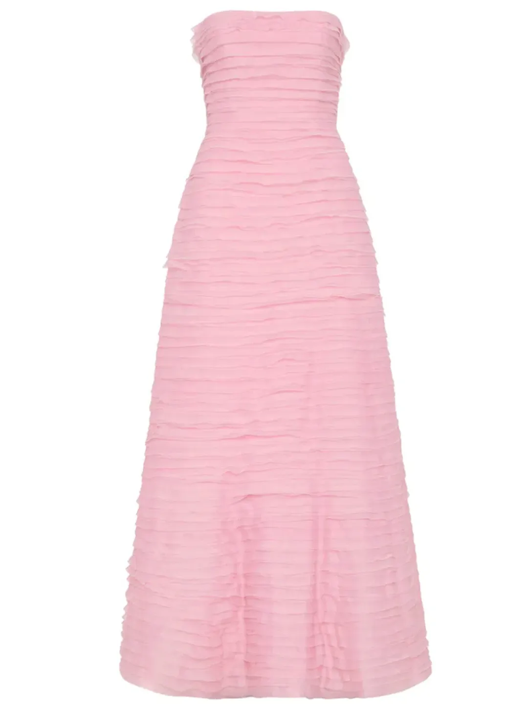 Aje Soundscape Maxi Dress Pink Size 6 for rent on The Volte - main image