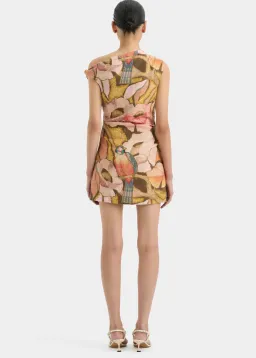 Sir the Label Talulah Knot Mini Dress Sanderling Floral  Size 10 for rent on The Volte - image 5