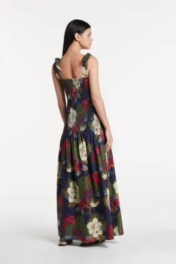 Sir the label Francesca Shirred Maxi Dress Merce Garcia Print Size 6 for rent on The Volte - image 2