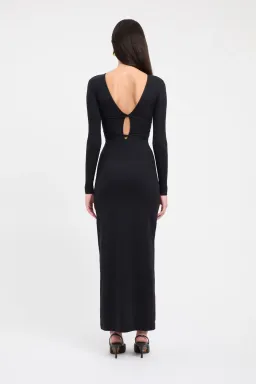 Kookai Sereya Maxi Dress Black  Size 6 for rent on The Volte - image 3