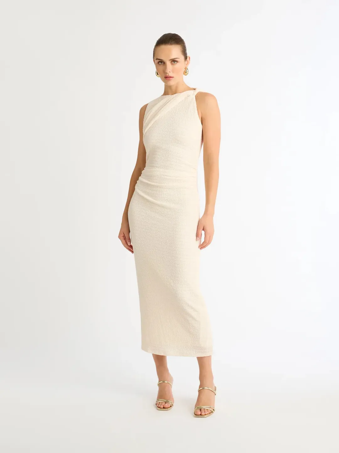 Sheike Eastside Dress Cream Size 8  for rent on The Volte - main image