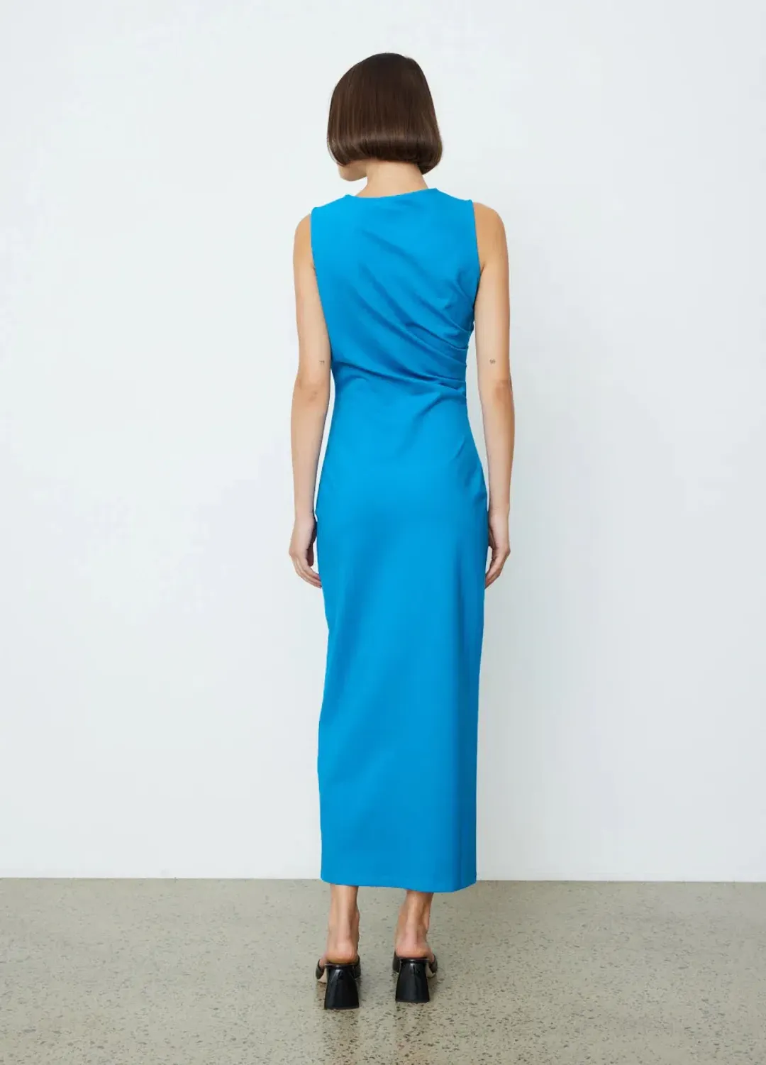 Wynn Hamlyn Chandler Dress Blue Size 6  for rent on The Volte - main image