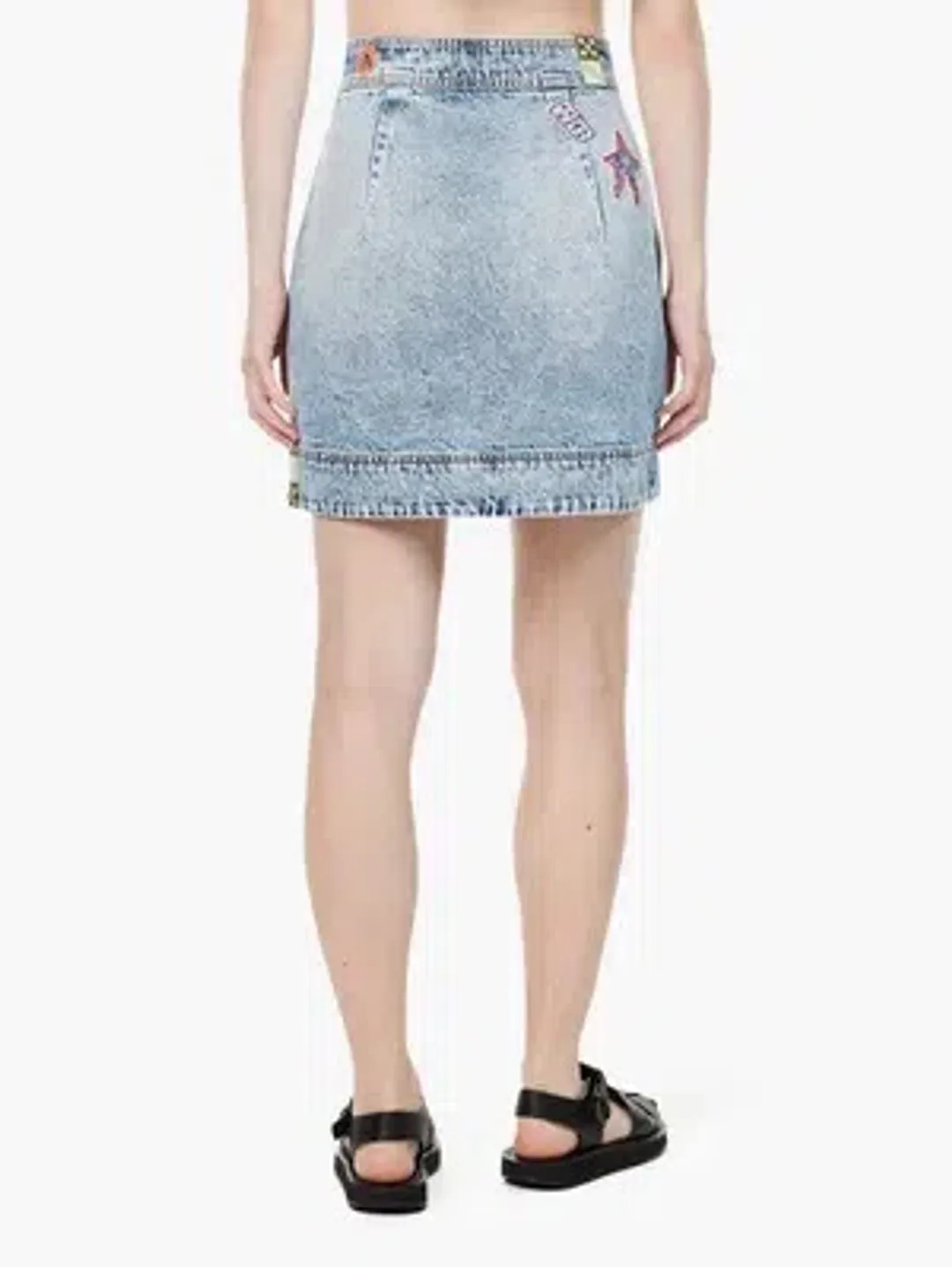 Alemais Jackpot Denim Jacket Size AU 8 and Mini Skirt Size AU 10 Blue for rent on The Volte - main image