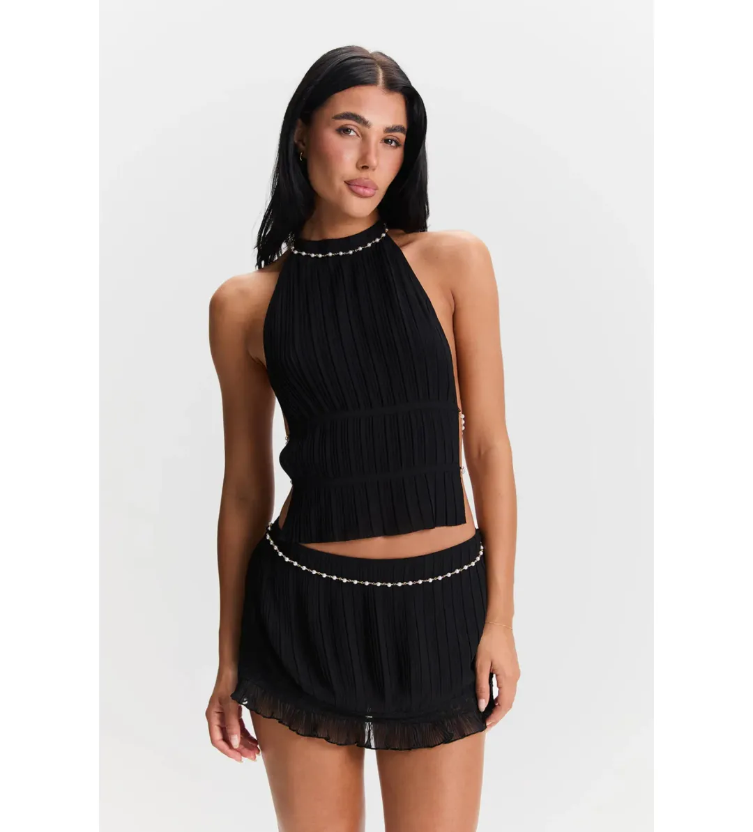 Sasha Therese Perla Black Set Size XXS / AU 4 for rent on The Volte - main image