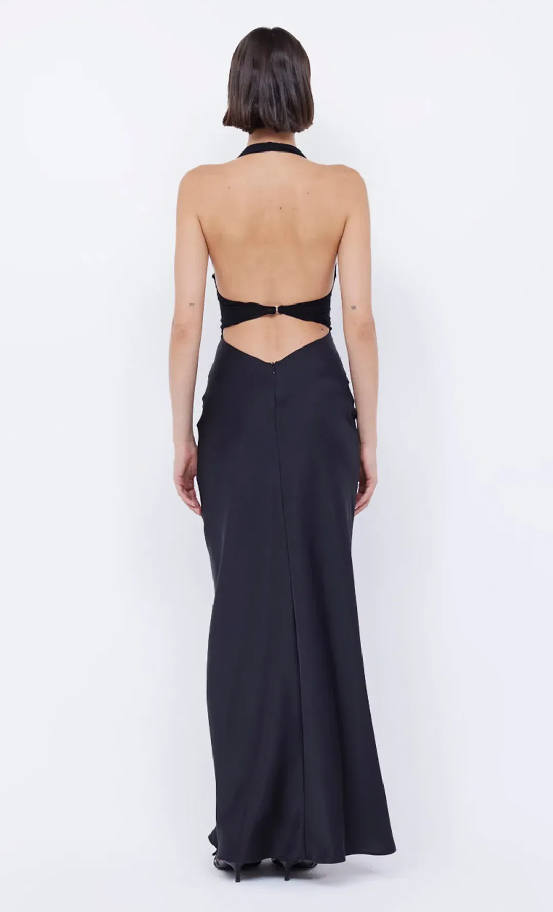 Bec & Bridge Solare Halter Maxi Dress Black Size 8 for rent on The Volte - main image