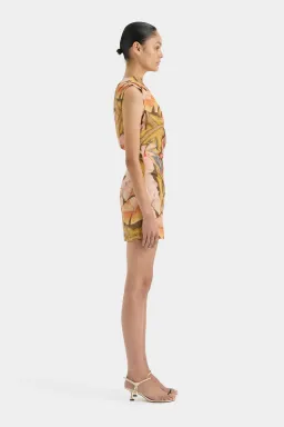 Sir the Label Talulah Knot Mini Dress Sanderling Floral Size 2 / AU 10 for rent on The Volte - image 4