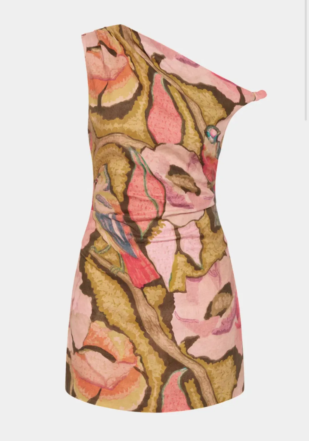 Sir the Label Talulah Knot Mini Dress Sanderling Floral Size 2 / AU 10 for rent on The Volte - main image