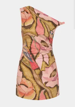 Sir the Label Talulah Knot Mini Dress Sanderling Floral Size 2 / AU 10 for rent on The Volte - image 7