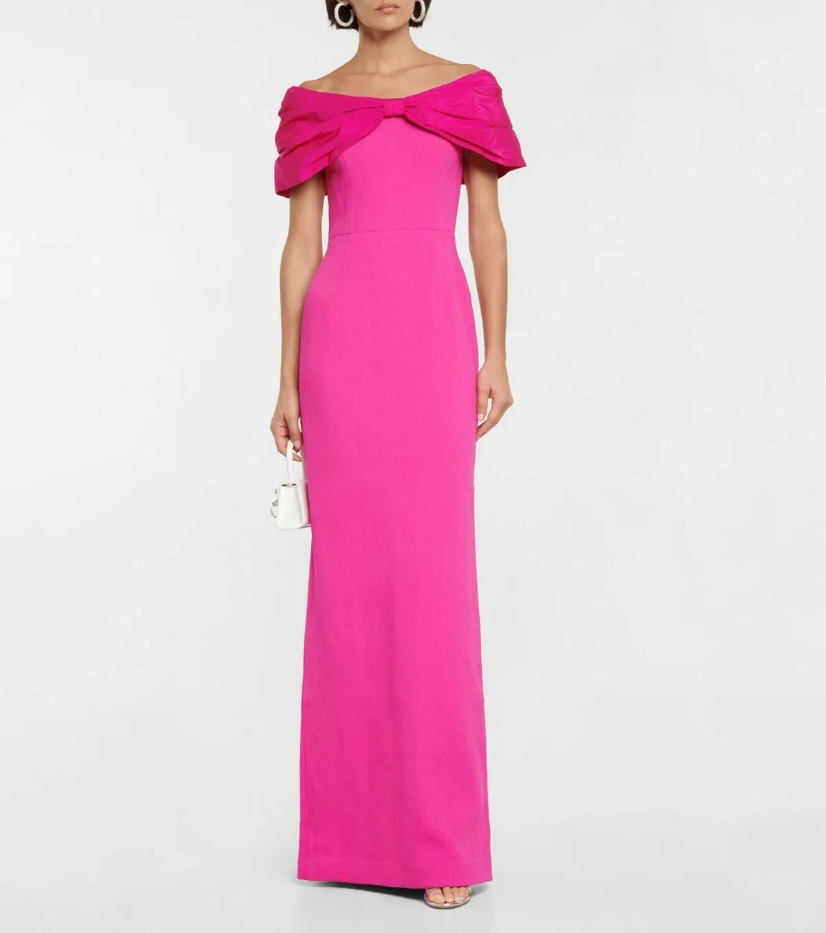 Rebecca Vallance Cupids Bow Gown Pink Size 10 for rent on The Volte - main image