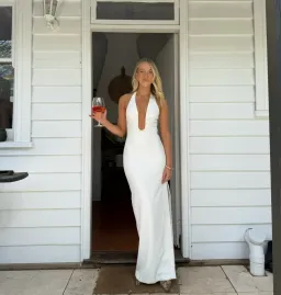 Misha Collection Alusia Dress Ivory Size 6/XS for rent on The Volte - image 6