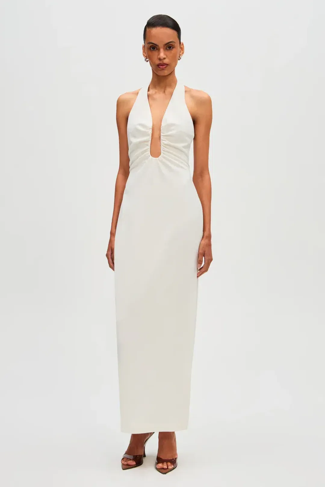 Misha Collection Alusia Dress Ivory Size 6/XS for rent on The Volte - main image