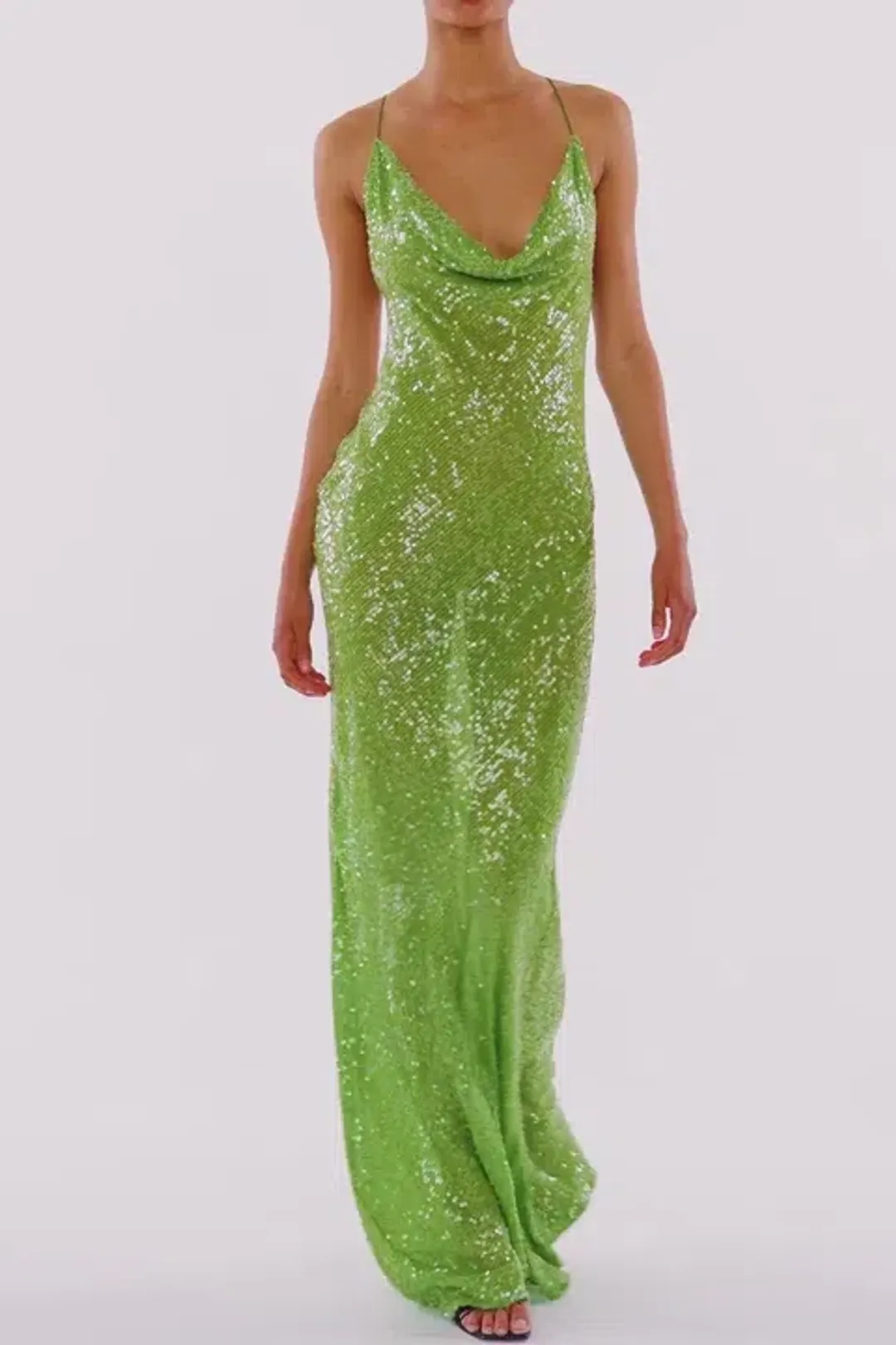 Rat & Boa Gaia Dress Green Size XXS / AU 4 for rent on The Volte - main image