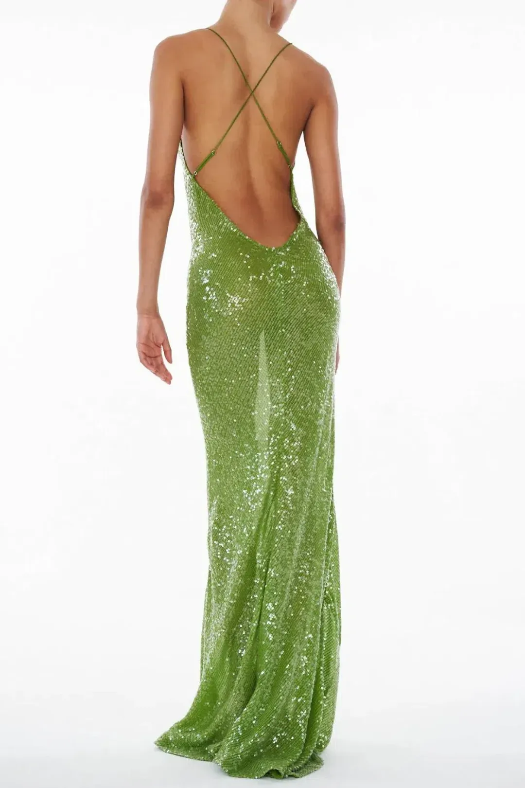 Rat & Boa Gaia Dress Green Size XXS / AU 4 for rent on The Volte - main image