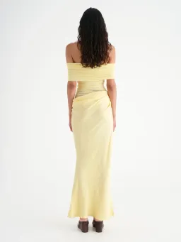 Benni Nico Maxi Dress- Butter Yellow- Size 10 for rent on The Volte - image 3