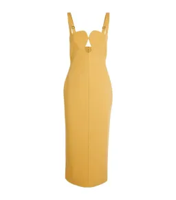 Camilla & Marc Brixton Midi Dress Mustard Yellow Size 8 for rent on The Volte - image 6