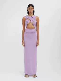 Christopher Esber Venus Tank Maxi Dress Lilac Size 6 for rent on The Volte - image 1