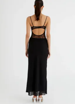 Benni Gabriel Maxi Dress Black Size 6 for rent on The Volte - image 3
