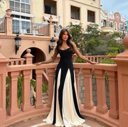 Arcina Ori Paloma Dress Black and White Size 8 for rent on The Volte - image 1