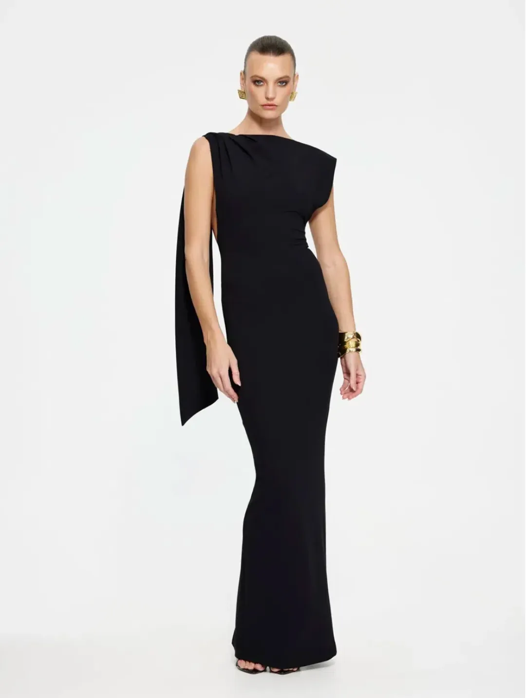 Effie Kats Audrey Gown Black Size XS / AU 6 for rent on The Volte - main image