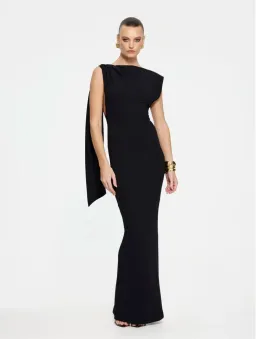 Effie Kats Audrey Gown Black Size XS / AU 6 for rent on The Volte - image 1