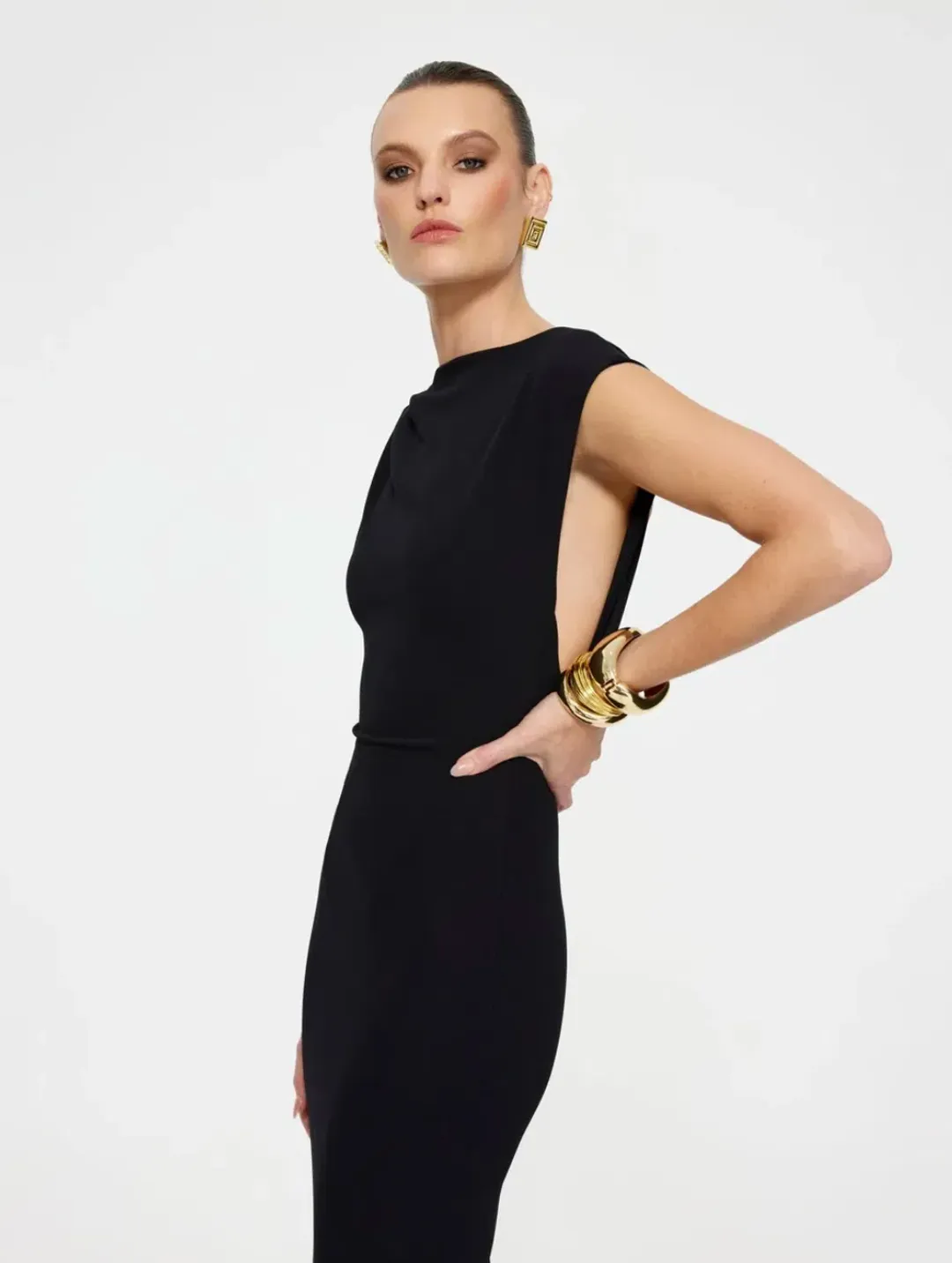 Effie Kats Audrey Gown Black Size XS / AU 6 for rent on The Volte - main image