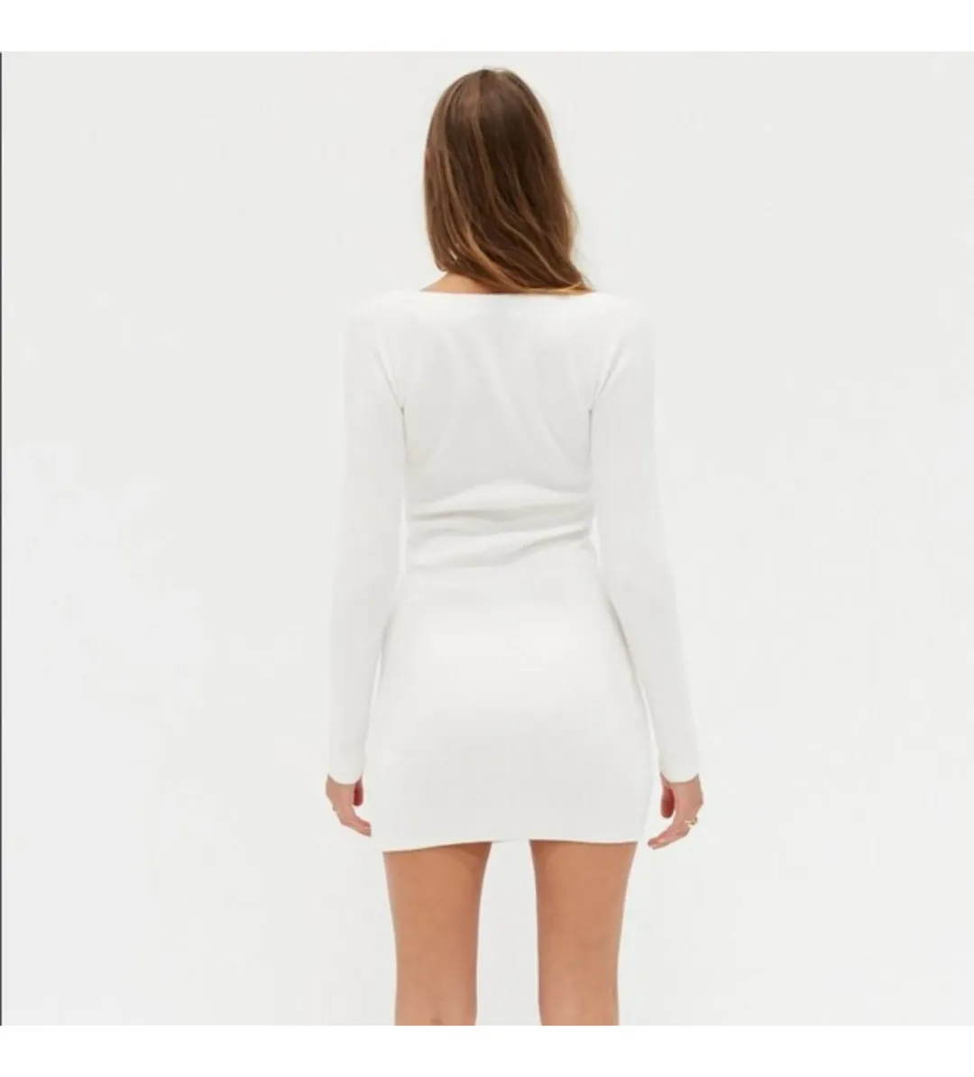 Style Addict Grace Dress White Size AU 8 for rent on The Volte - main image