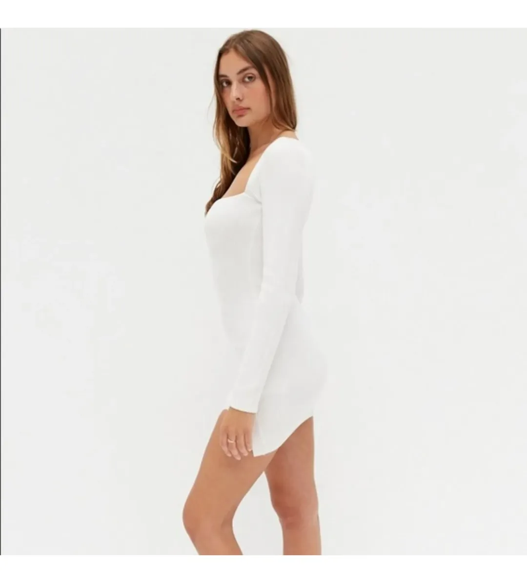 Style Addict Grace Dress White Size AU 8 for rent on The Volte - main image
