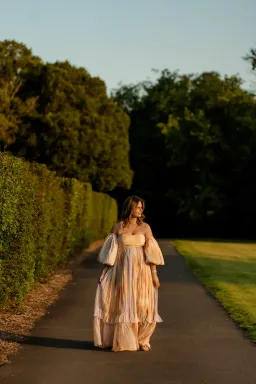 Rooh Collective Poppy Rainbow Maxi Dress Multi Size AU 12  for rent on The Volte - image 3