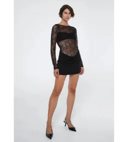 Benni Yana Lace Mini Dress Black Size AU 8 for rent on The Volte - image 1