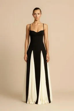 Arcina Ori Paloma Dress Black/White Size AU 6 for rent on The Volte - image 1