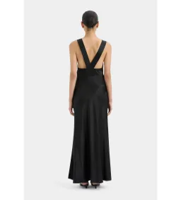 Sir The Label Aries Cut Out Gown in Black Size 1 / AU 8 for rent on The Volte - image 3
