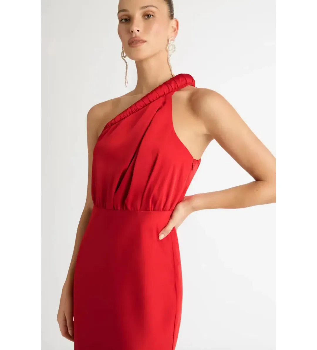 Sheike Naomi Maxi Dress in Red Size AU 12 for rent on The Volte - main image