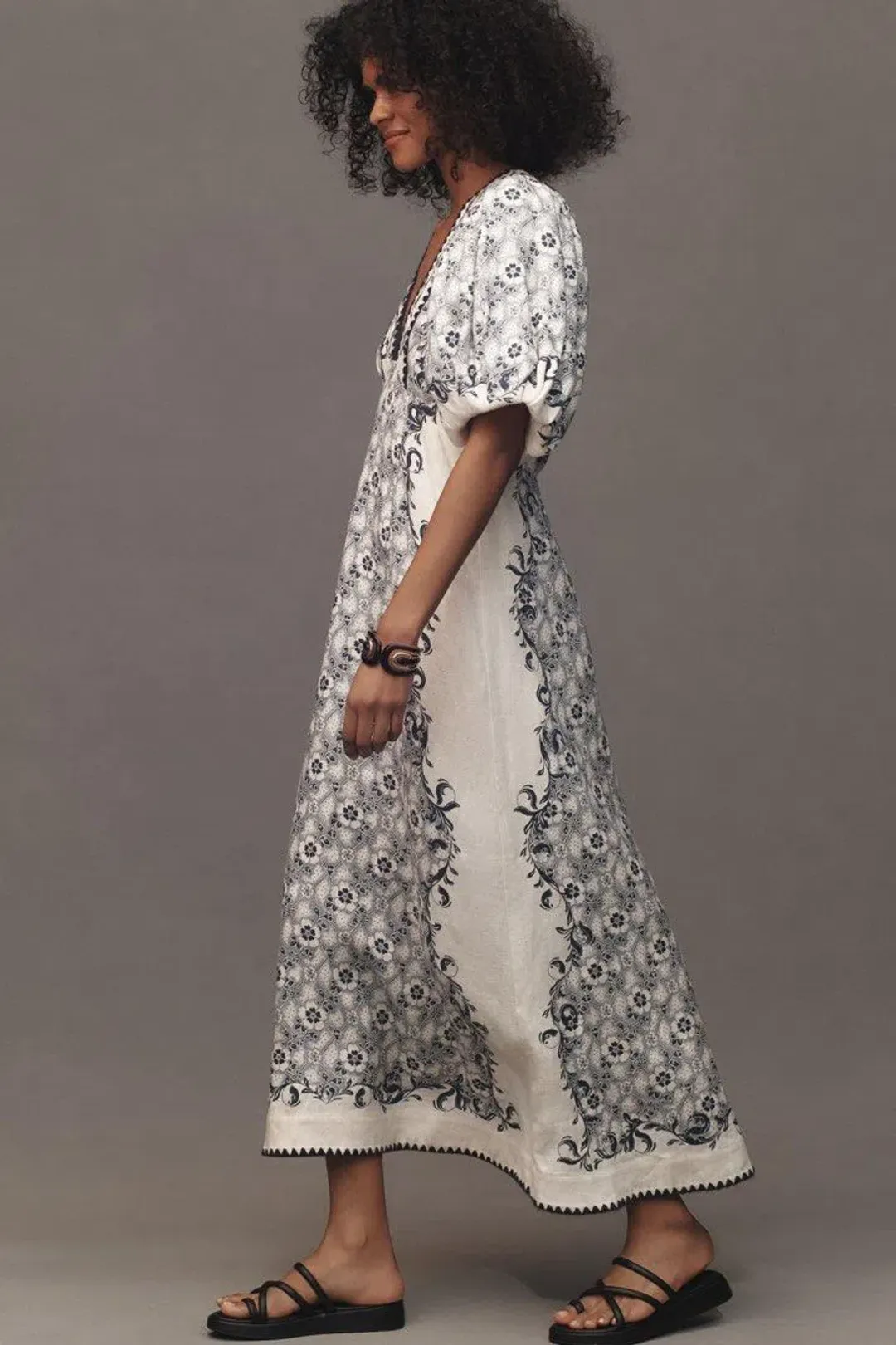 Alemais Airlie Midi Dress Floral Size 14  for rent on The Volte - main image