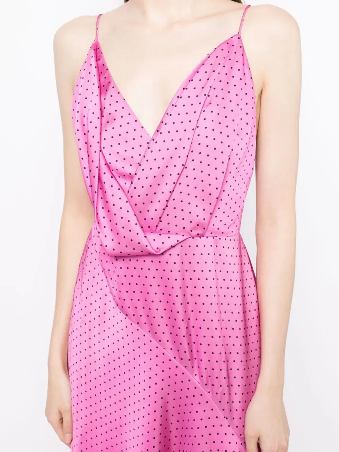 Acler Forli Midi Dress Hibiscus Spot Print Size 12 for rent on The Volte - main image