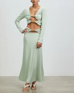 Christopher Esber Coiled Top and Skirt Set Mint Size 10 for rent on The Volte - image 1