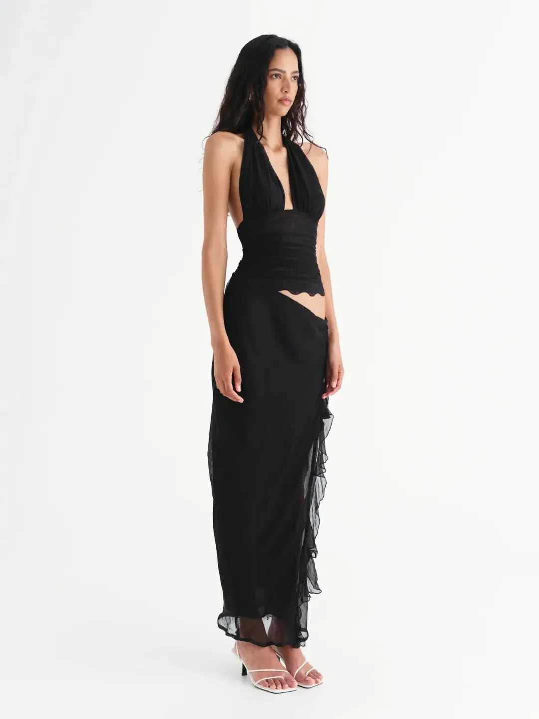 Benni Penelope Maxi Dress Black Size 10 for rent on The Volte - main image