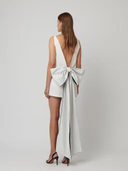 Effie Kats Nikola Mini Dress in Ivory Size L / AU 12 for rent on The Volte - image 3