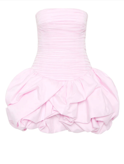 Aje Violette Bubble Hem Mini Dress Baby Pink  Size 6 for rent on The Volte - image 5