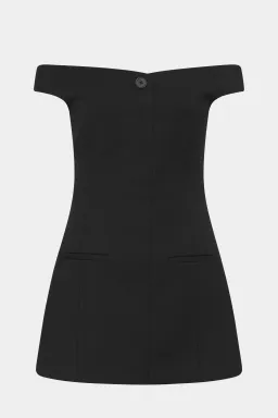Sir The Label Sandrine Off Shoulder Mini Dress Black Size 6 for rent on The Volte - image 4