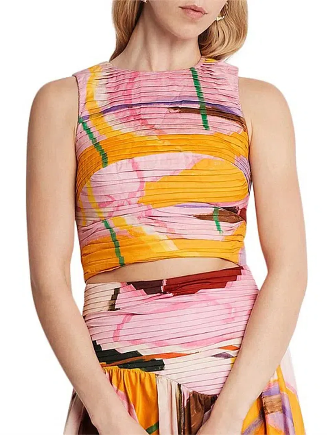 Aje Palette Ruched Top Expression Size 8  for rent on The Volte - main image