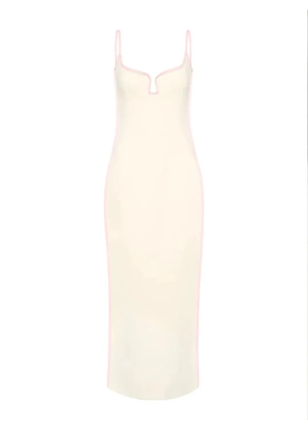 Paris Georgia Marlo Dress Cream /Bubblegum Pink Size S/Au 6  for rent on The Volte - main image