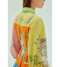 Alémais Monte Midi Shirtdress Multi Size 16 for rent on The Volte - image 3